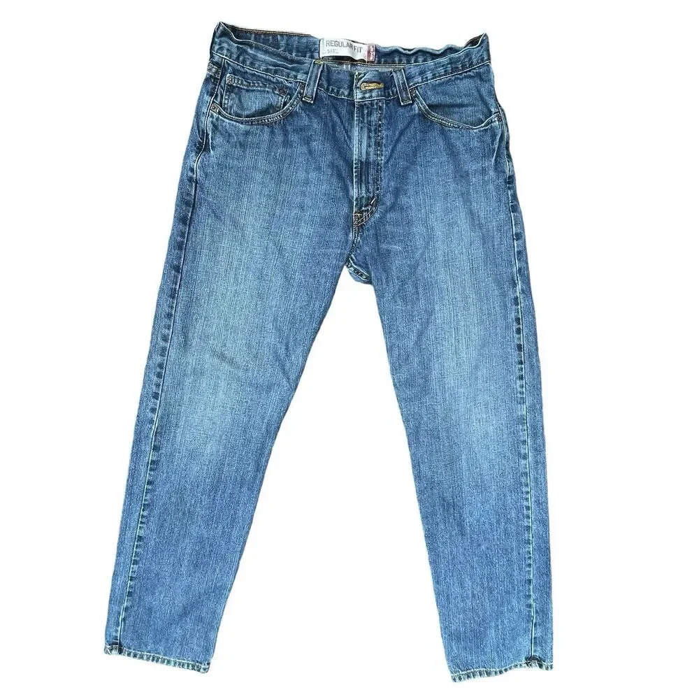 Levi's 505 Regular‎ Fit Mens Size 34/34 Straight Leg Medium Wash EUC